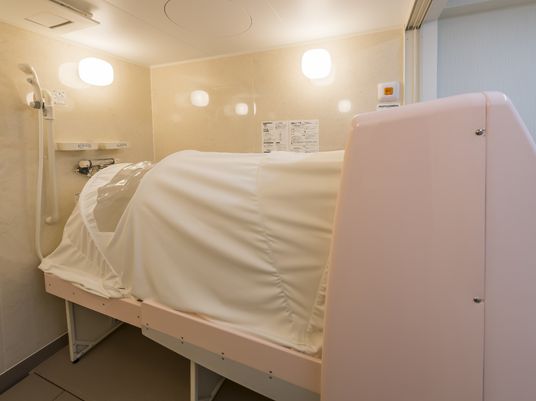 整備された浴室設備