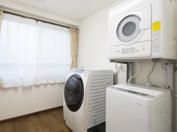 清潔感のある洗濯室