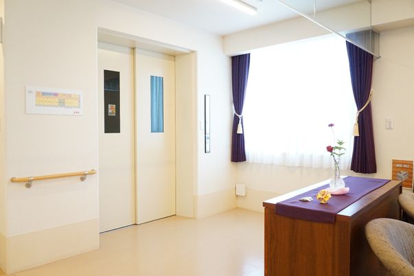 清潔な居室の一角