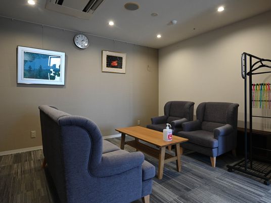 リラックスできる休憩室