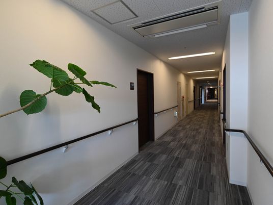清潔感のある廊下