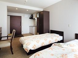 シンプルな一人暮らしの部屋