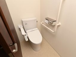 清潔なトイレ設備