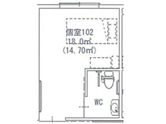 居室の間取り図