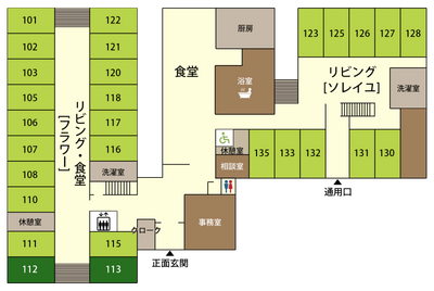 明るい配置図面