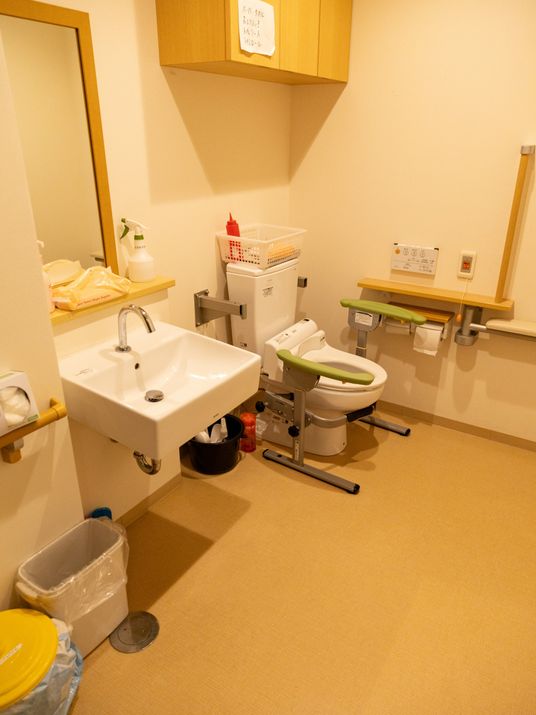 ゆったりとした洗面台