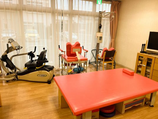 広々した機能訓練室