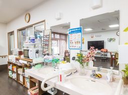 清潔感のある洗面スペース