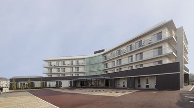 洗練された外観の施設