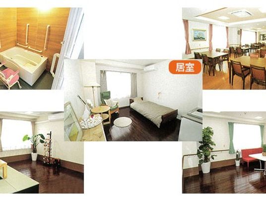 明るい居室  