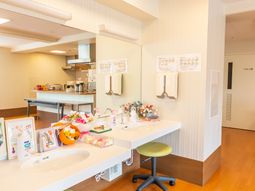 明るい洗面スペース