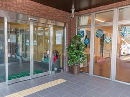 入り口の自動ドア