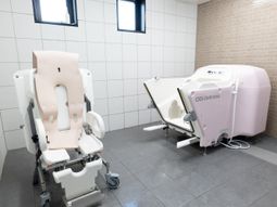 清潔な浴室用機器配置