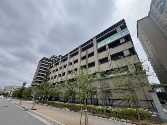 緑豊かな外観