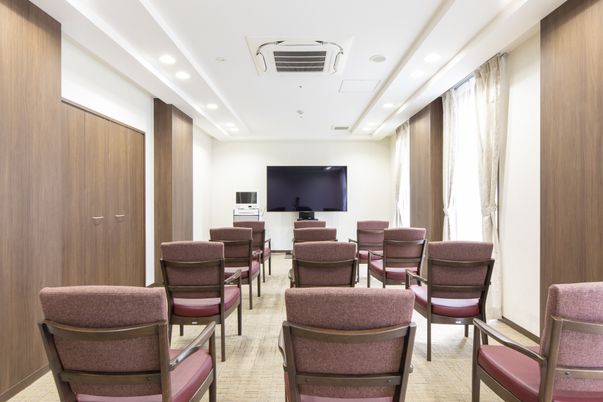 ゆったりした職員休憩室