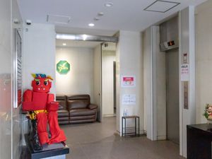 ロビーに置かれたキャラクター像