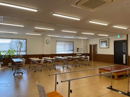 自然光あふれる訓練室