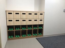 玄関に設置された下駄箱