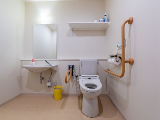 清潔なトイレ施設