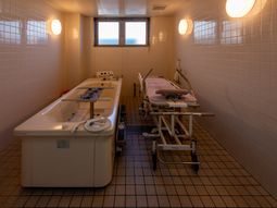 清潔な浴室設備