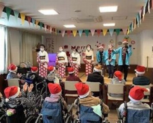 イベント風景の居室