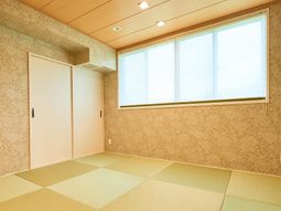 明るい和室の居室