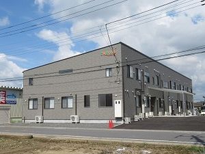新しい施設の外観
