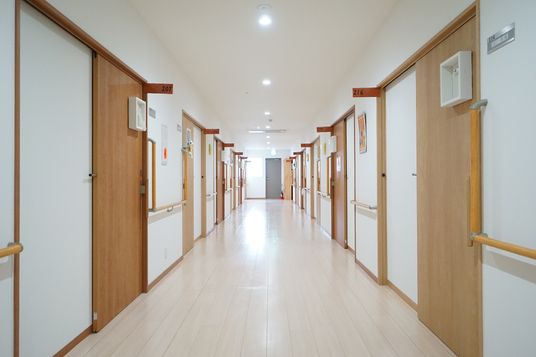 清潔感のある廊下