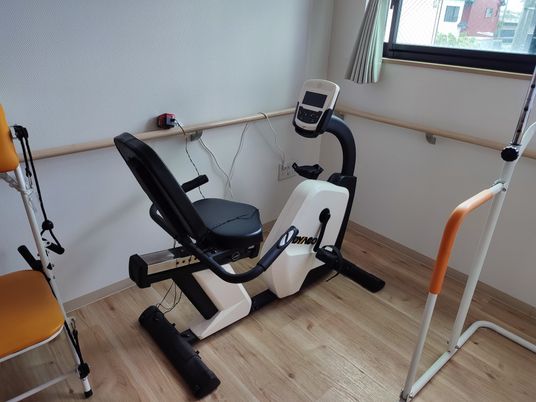 トレーニング用具のある部屋