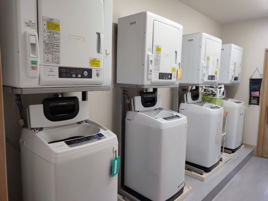 清潔なランドリーコーナー