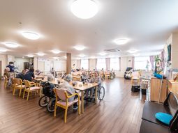 明るい共有スペース