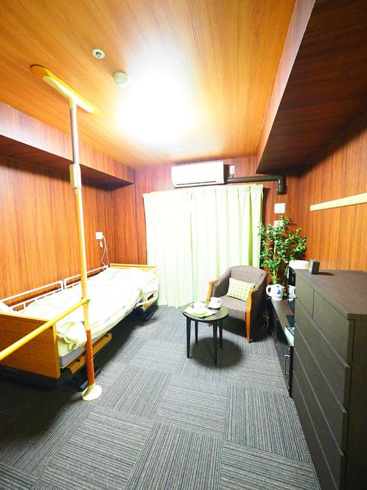 居心地の良い居室の一角