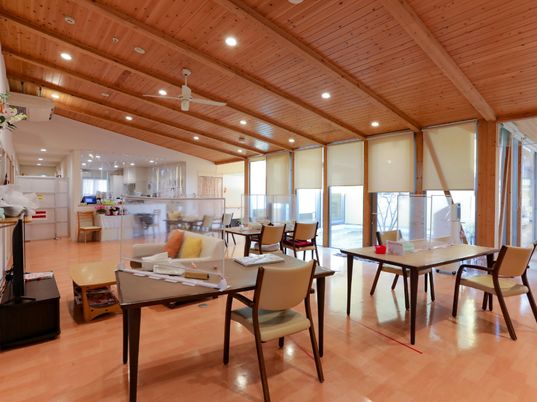 温もりのある共有スペース