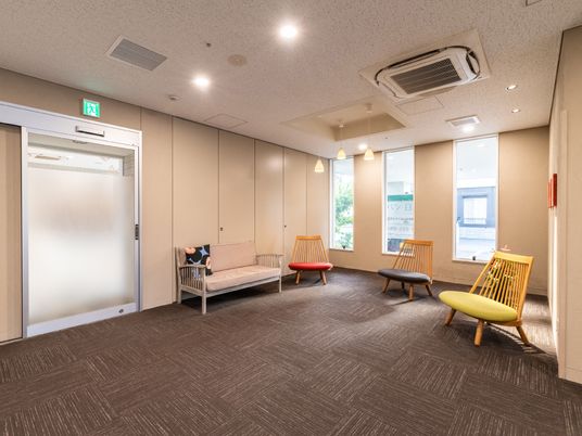 待合スペースの様子