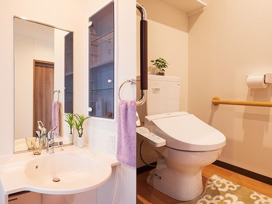 清潔なトイレ環境