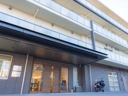 ゆったりとしたエントランス