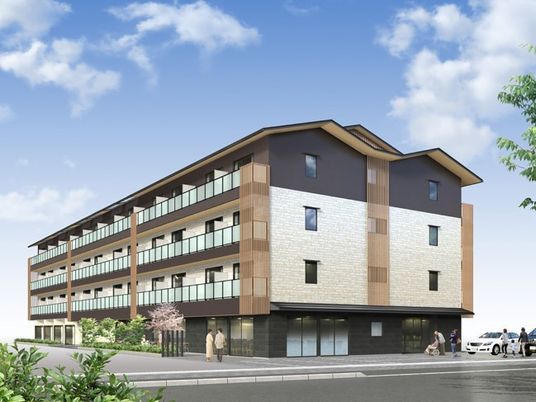 現代的な建物の外観