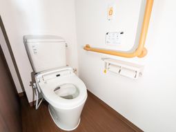 清潔なトイレスペース