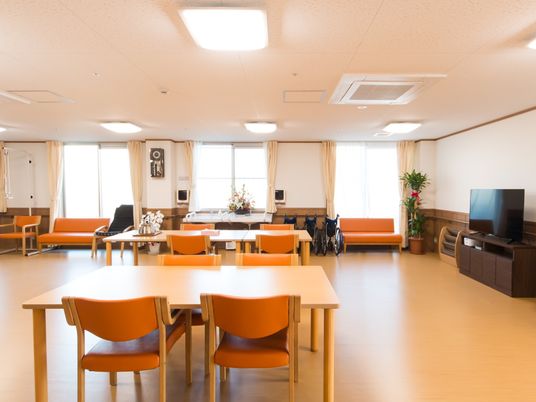 共有スペースの清潔な居室