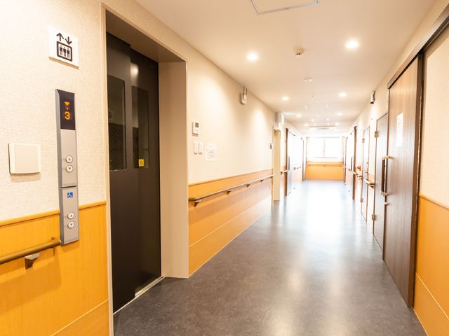 温もり感じる廊下 廊下 手すり完備の優しい光が差し込む廊下は、のんびりと歩くことができる安心の設計です。