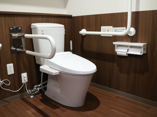 バリアフリーのトイレ設備
