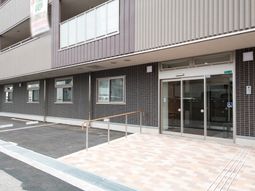 清潔感のあるエントランス