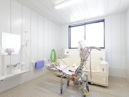 清潔感のある浴室設備