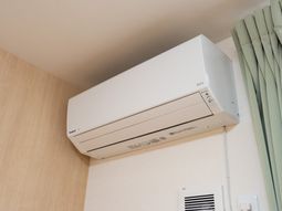 エアコンが設置された部屋