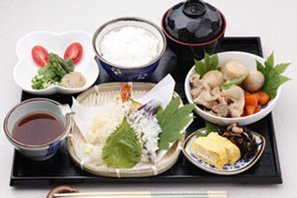 色とりどりの料理