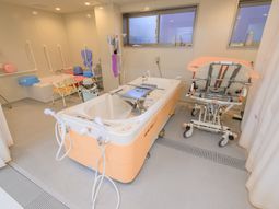 清潔な浴室設備