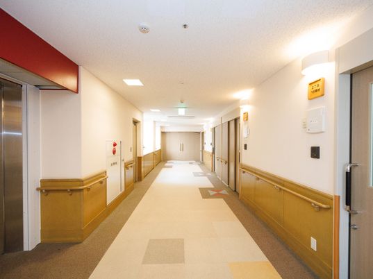 清潔な廊下の様子