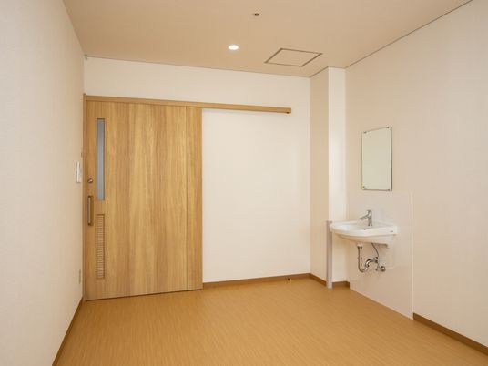 清潔な洋室の一角