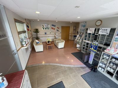 穏やかな雰囲気のエントランス