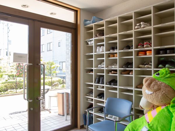エントランスと靴棚